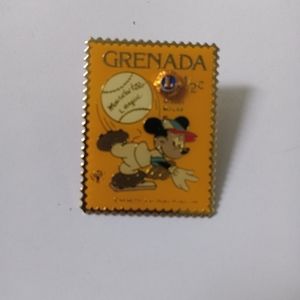 Lions Club Grenada Postage Stamp USPs Mickey Mouse Baseball